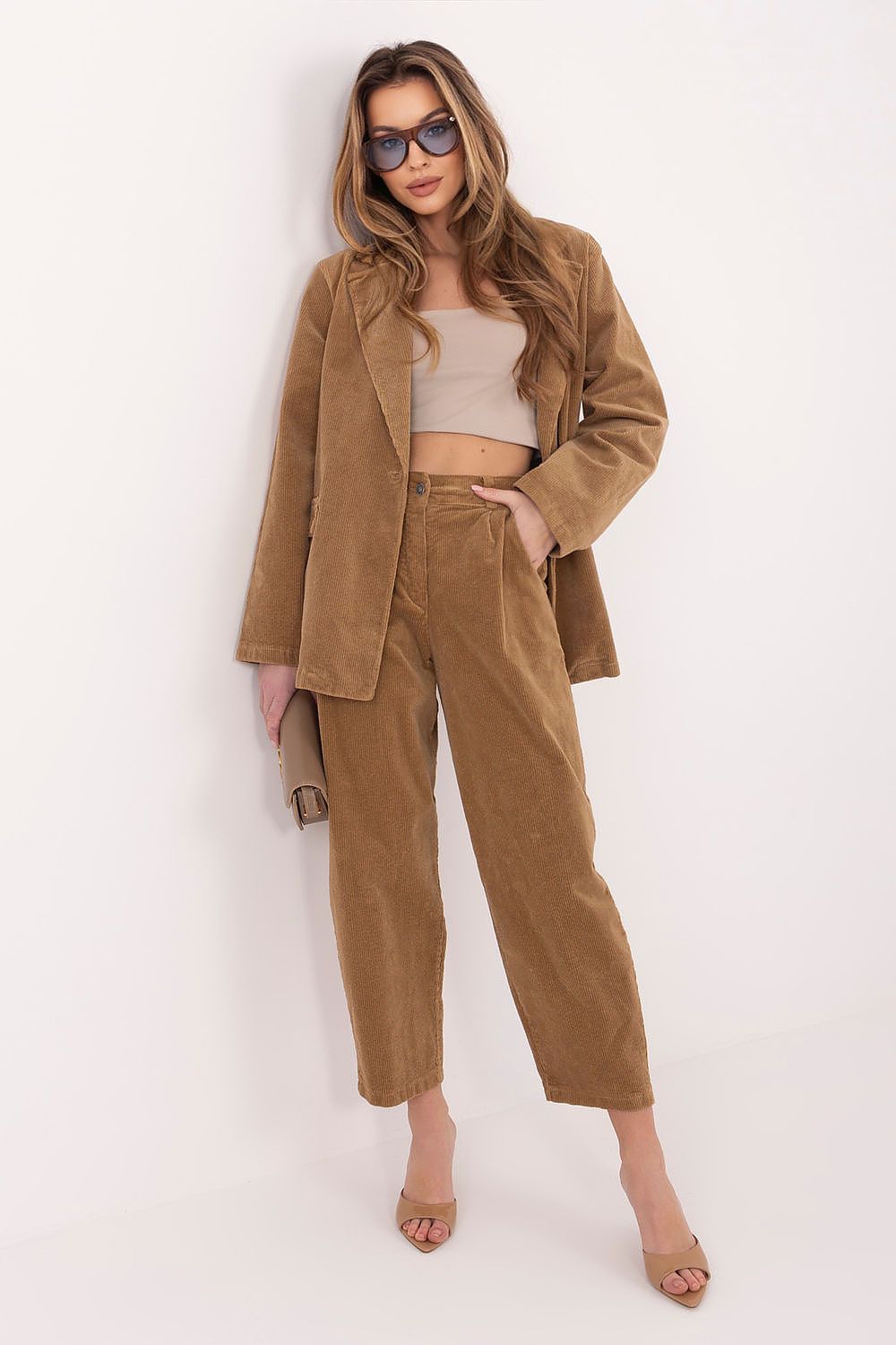  corduroy trousers model 224996 Rue Paris 