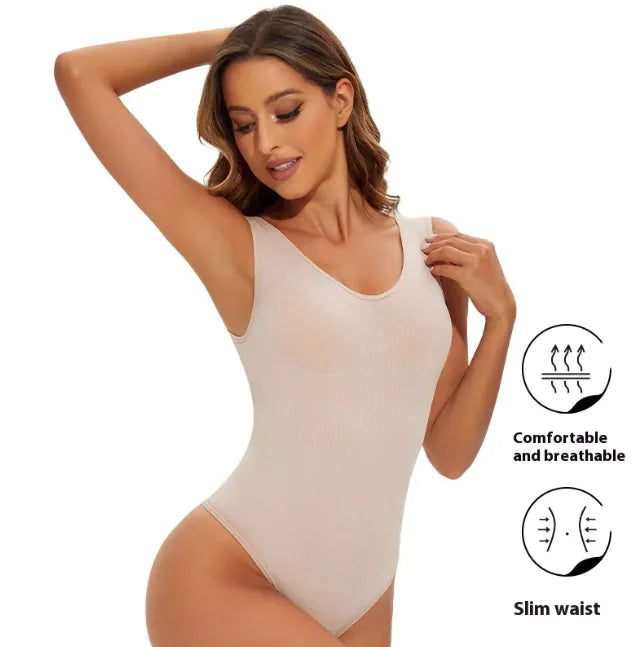 Seamless Plus Size One-Piece Bodysuit Shapewear for Women